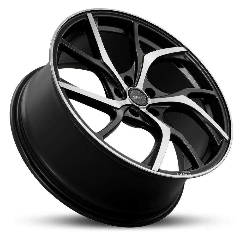 GT form Revert Satin Black Machined Face wheel rim