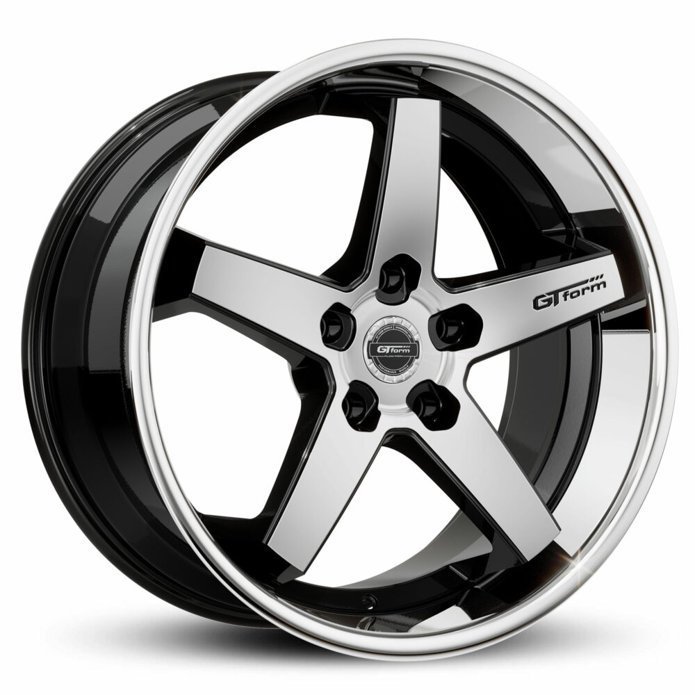 GT form Legacy Black Machined wheel rim