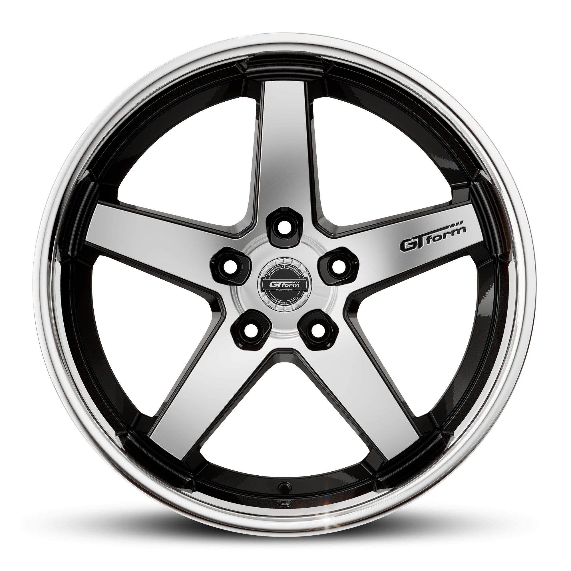 GT form Legacy Black Machined wheel rim