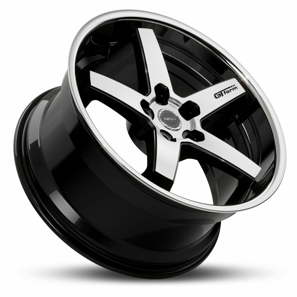 GT form Legacy Black Machined wheel rim