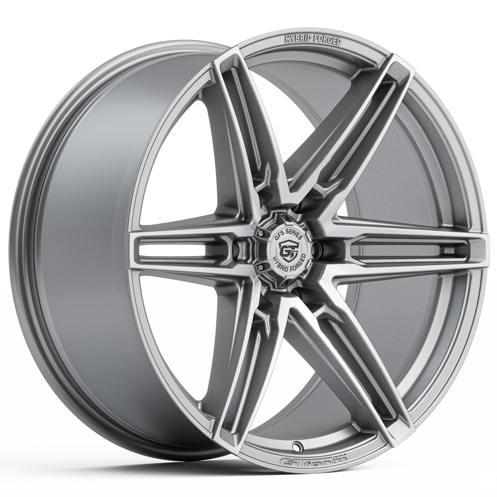 4WD Rims GT Form GFS2 Silver Machined Face 20 Inch Performance Wheels For Truck And SUV