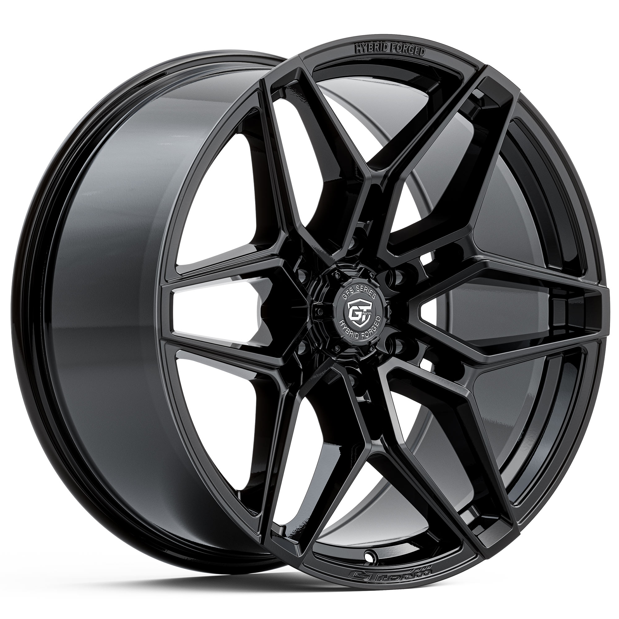 4WD Rims GT Form GFS3 Gloss Black 20 Inch Performance Wheels For Truck And SUV