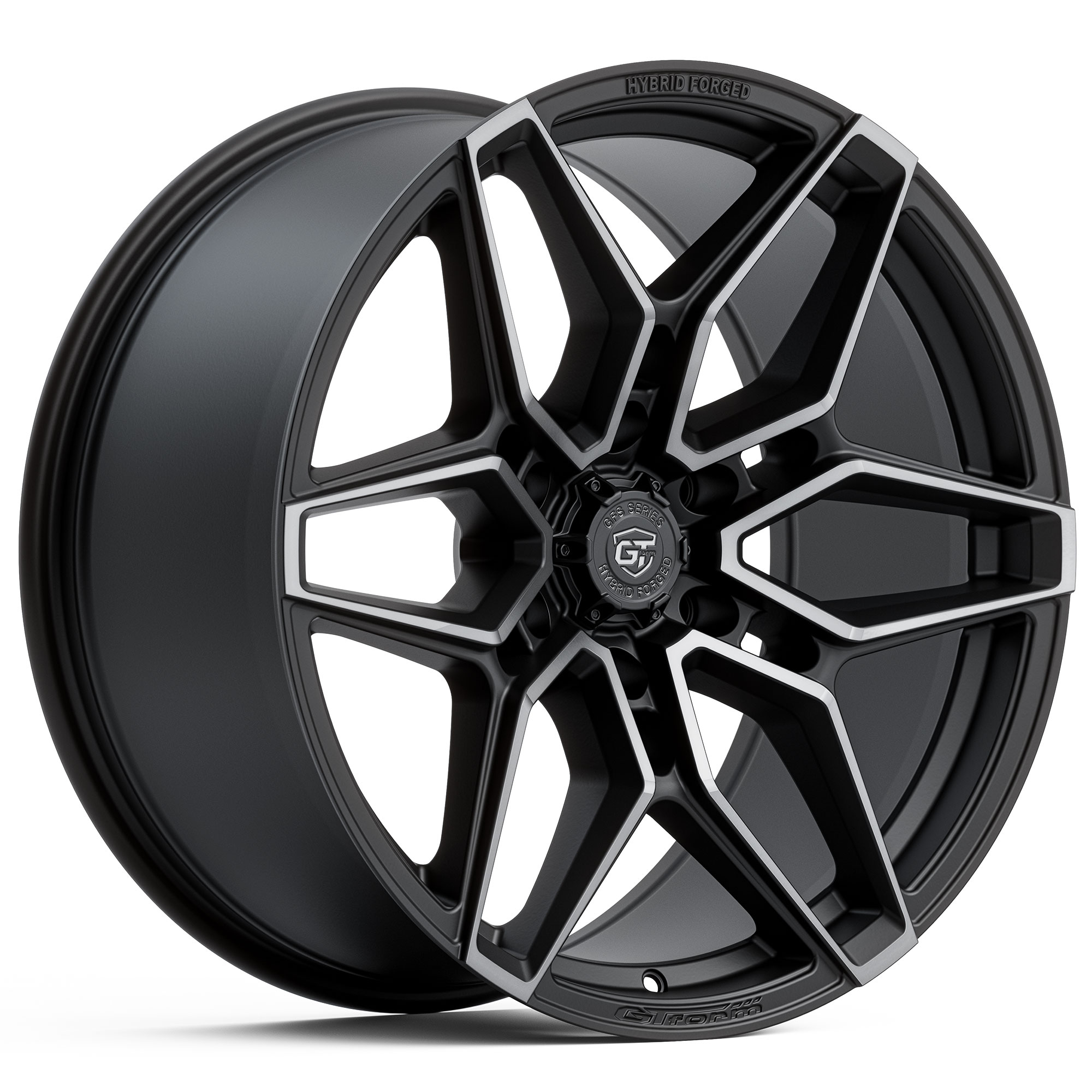 GT Form GFS3 Matt Black Grey Tint Wheel | 4WD Rims For Truck